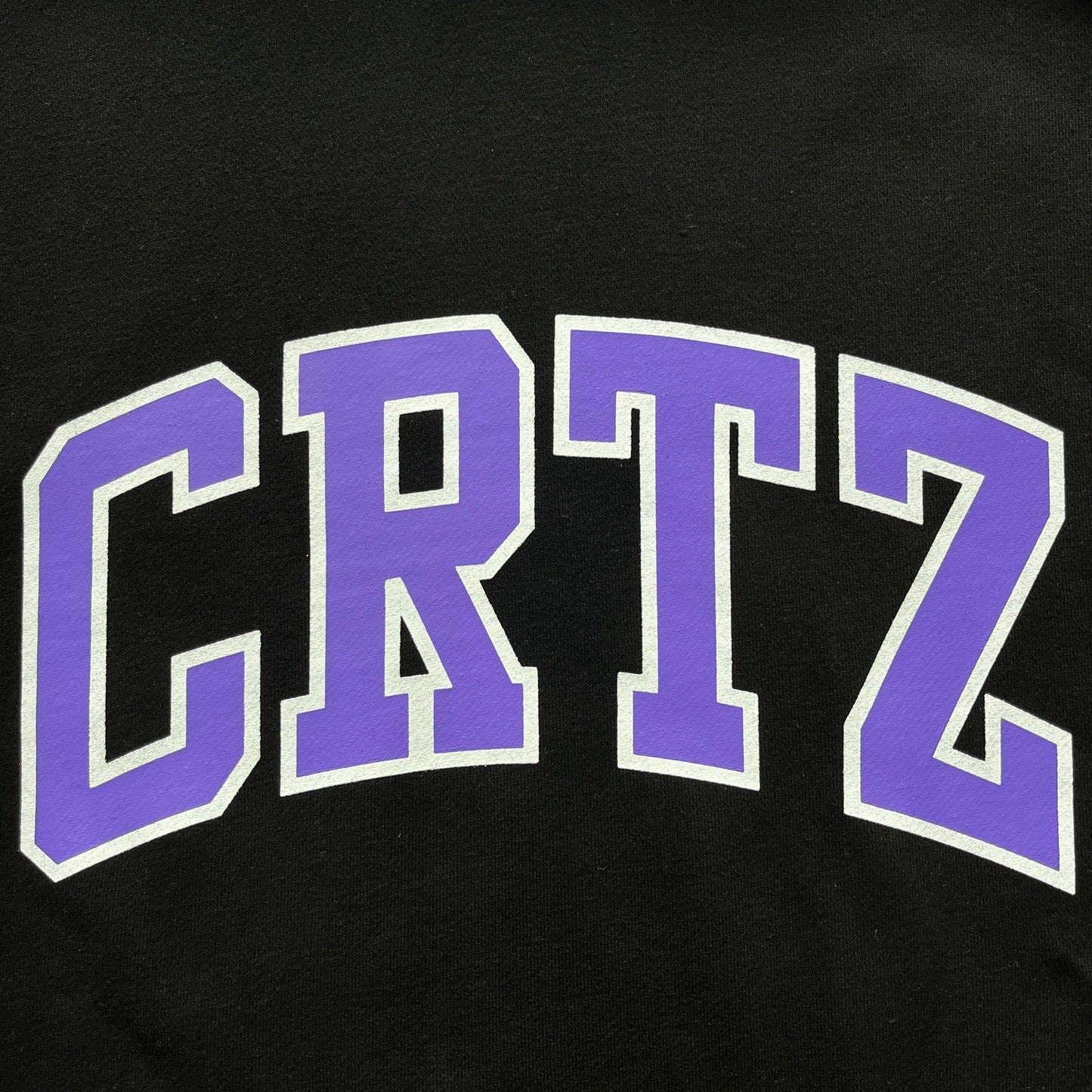 Corteiz Dropout Hoodie And Pants Tracksuits Alphabet Set - BLACK/PURPLE