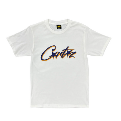 Corteiz Gradient Carni Allstarz Tee T-shirt à manches courtes - BLANC/BLEU/ORANGE