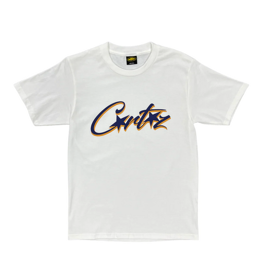 Corteiz Gradient Carni Allstarz Tee T-shirt à manches courtes - BLANC/BLEU/ORANGE