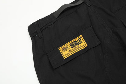 Corteiz Guerillaz Cargo Pants Trousers - Black