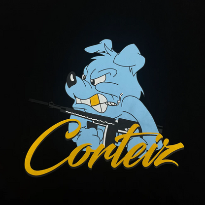 Corteiz K9 Tee Iconic Logo T-shirt à manches courtes - BLEU