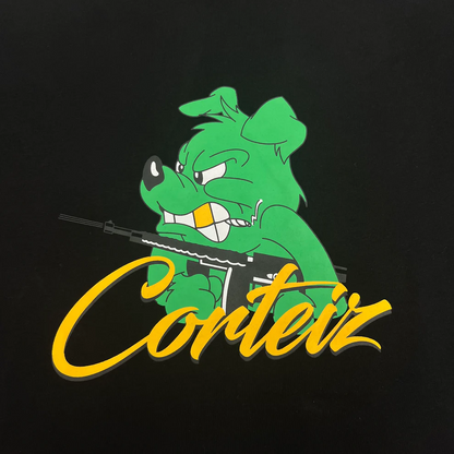 T-shirt à manches courtes avec logo emblématique Corteiz K9 Tee - VERT
