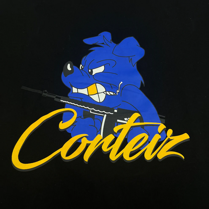 T-shirt à manches courtes Corteiz K9 Tee Iconic Logo - NOIR/BLEU MARINE