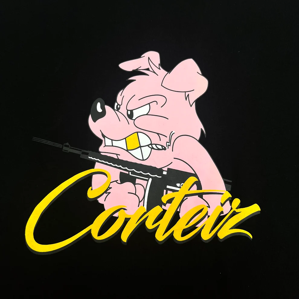 Corteiz K9 Tee Iconic Logo Short Sleeve T-shirt - PINK