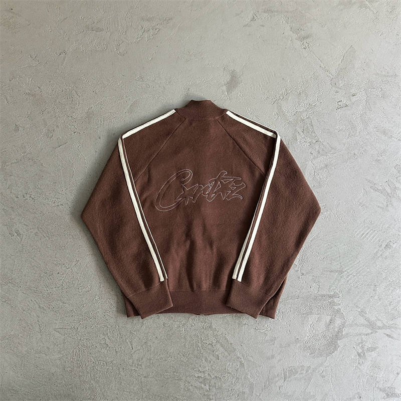 Corteiz Knit Zip Up Fleece Jacket