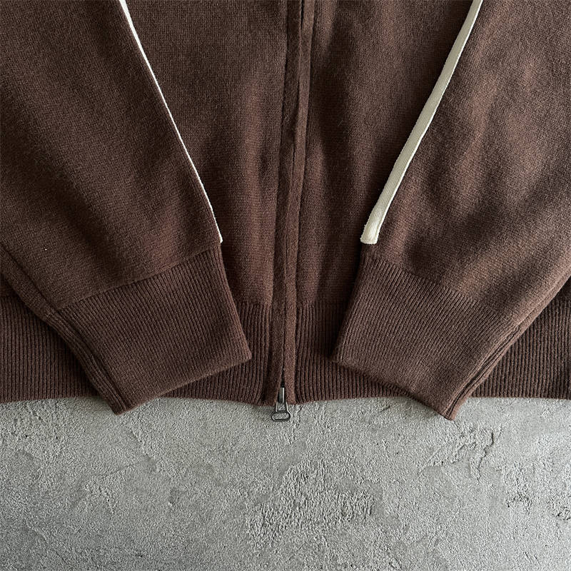 Corteiz Knit Zip Up Fleece Jacket