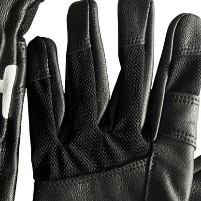 Corteiz Leather Gloves - Black
