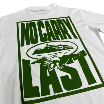 Corteiz No Carry Last Tee Alcatraz Streetwear Short Sleeved T-Shirt - White