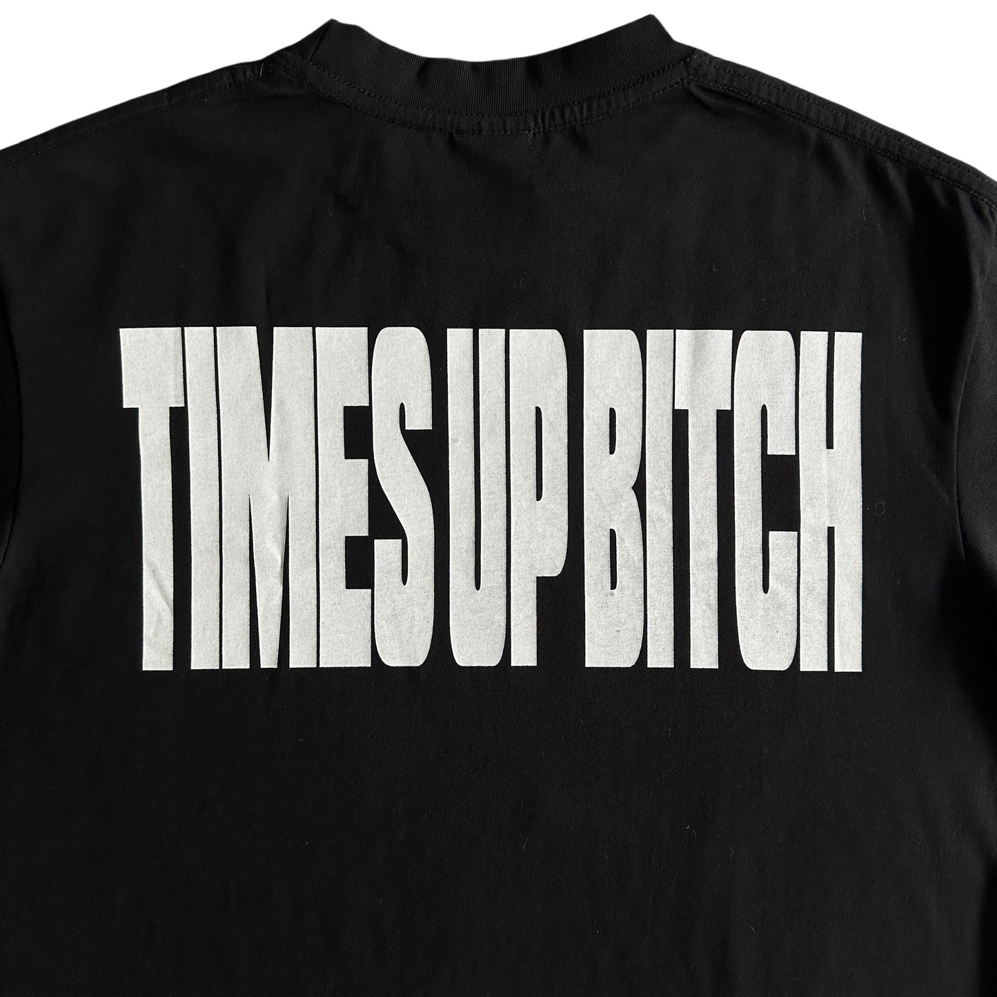 Corteiz 'TIMES UP BITCH' Tee Timebomb Short Sleeve T-shirt - Black/Yellow