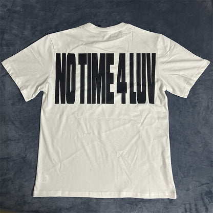Corteiz No Time 4 Luv Tee Timebomb Short Sleeve T-shirt - WHITE/PINK