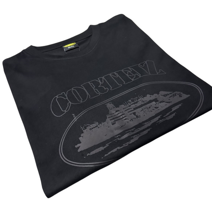 Corteiz OG Alcatraz Rules The World Tee Short Sleeve T-shirt - Black/Red - Hipstersbuy