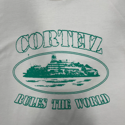 Corteiz OG Alcatraz Tee Short sleeve T-shirt - WHITE/GREEN