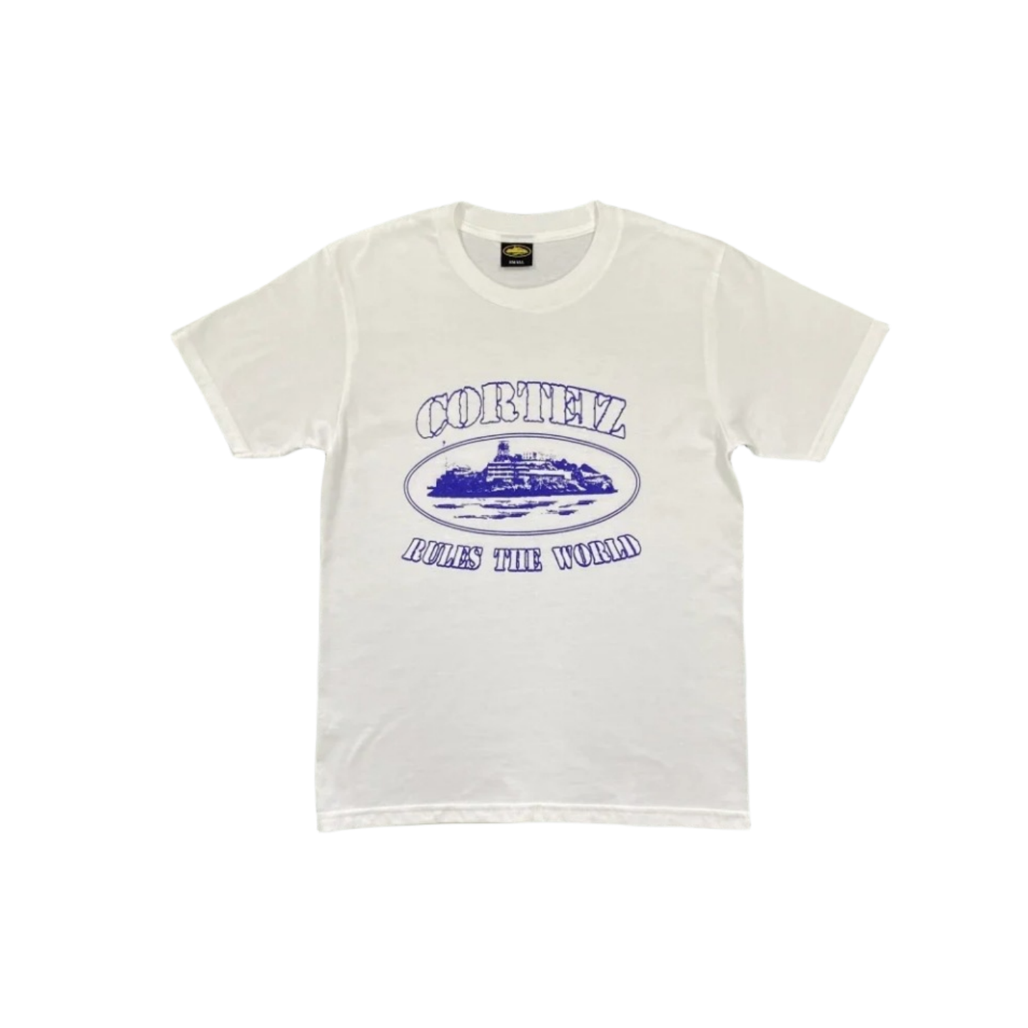 Corteiz OG Alcatraz Tee Short sleeve T-shirt - WHITE/PURPLE