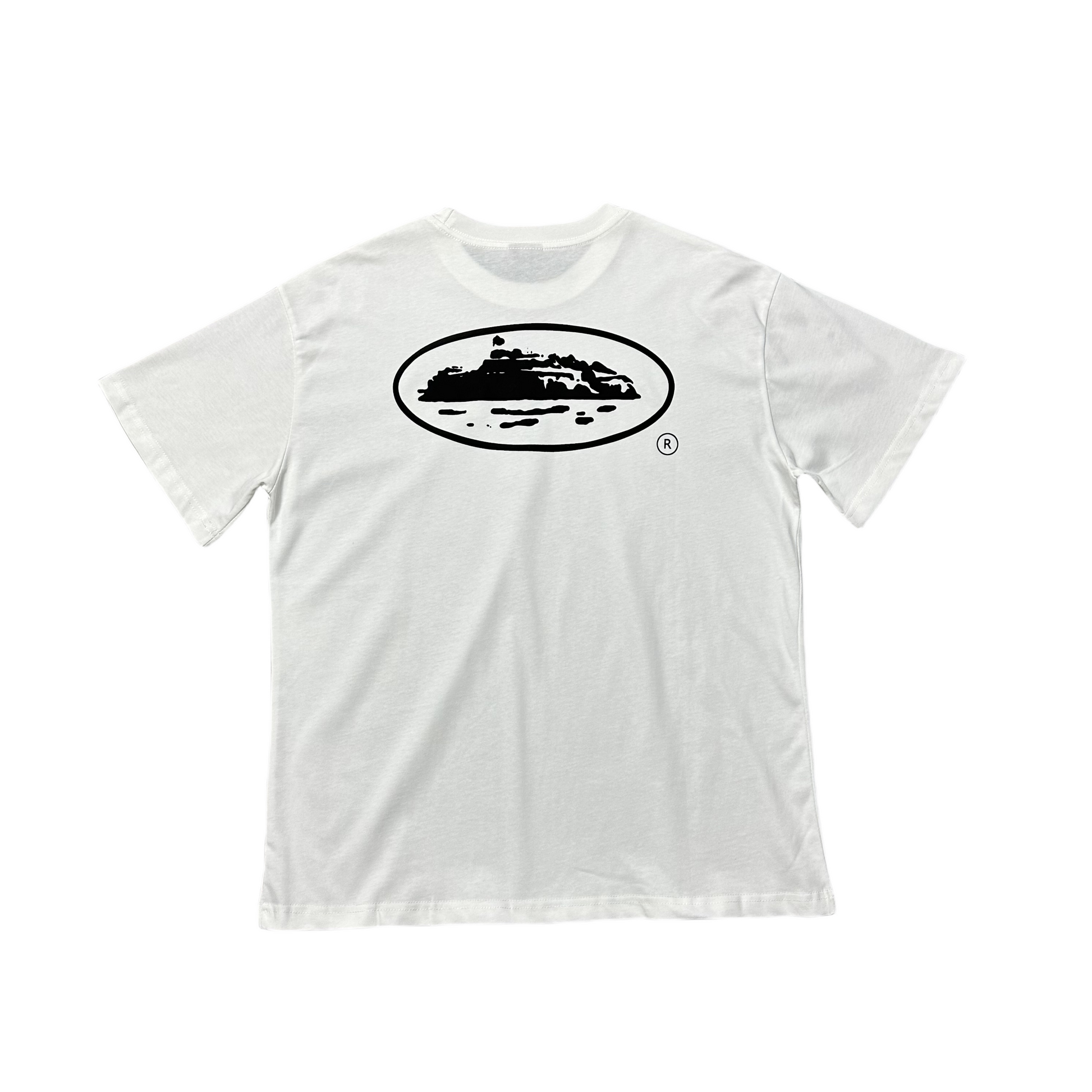 Corteiz OG lsland Tee Crtz Alcatraz Short Sleeve T-shirt - White - Hipstersbuy