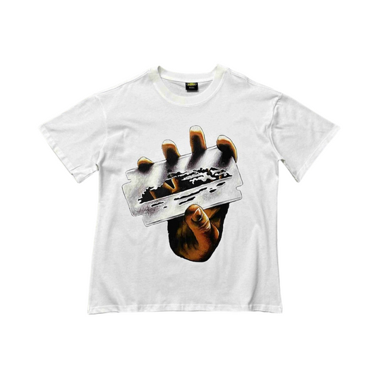 Corteiz Razor Alcatraz Tee Short Sleeve T-shirt - White