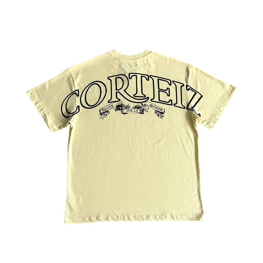 Corteiz Royale Heavyweight Tee RTW Shirts - Yellow（test） - Hipstersbuy