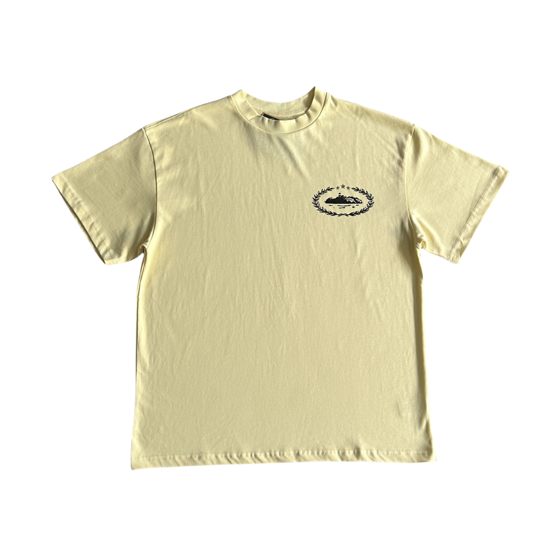 Corteiz Royale Heavyweight Tee RTW Shirts - Yellow（test） - Hipstersbuy