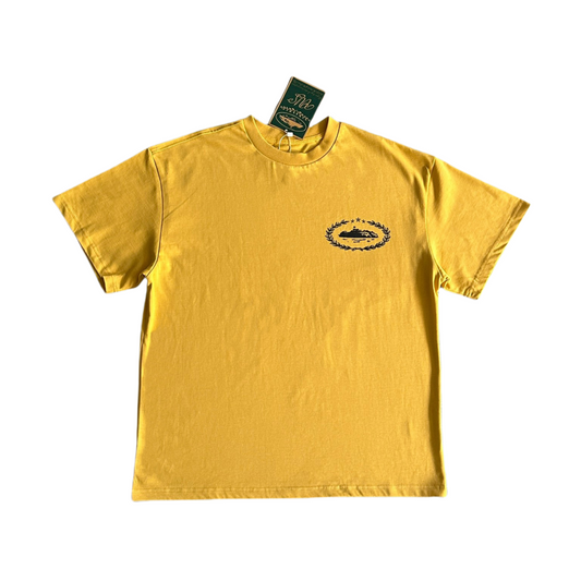 Corteiz Royale Heavyweight Tee RTW Shirts - Yellow（test） - Hipstersbuy