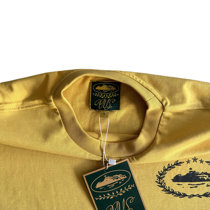 Corteiz Royale Heavyweight Tee RTW Shirts - Yellow（test） - Hipstersbuy