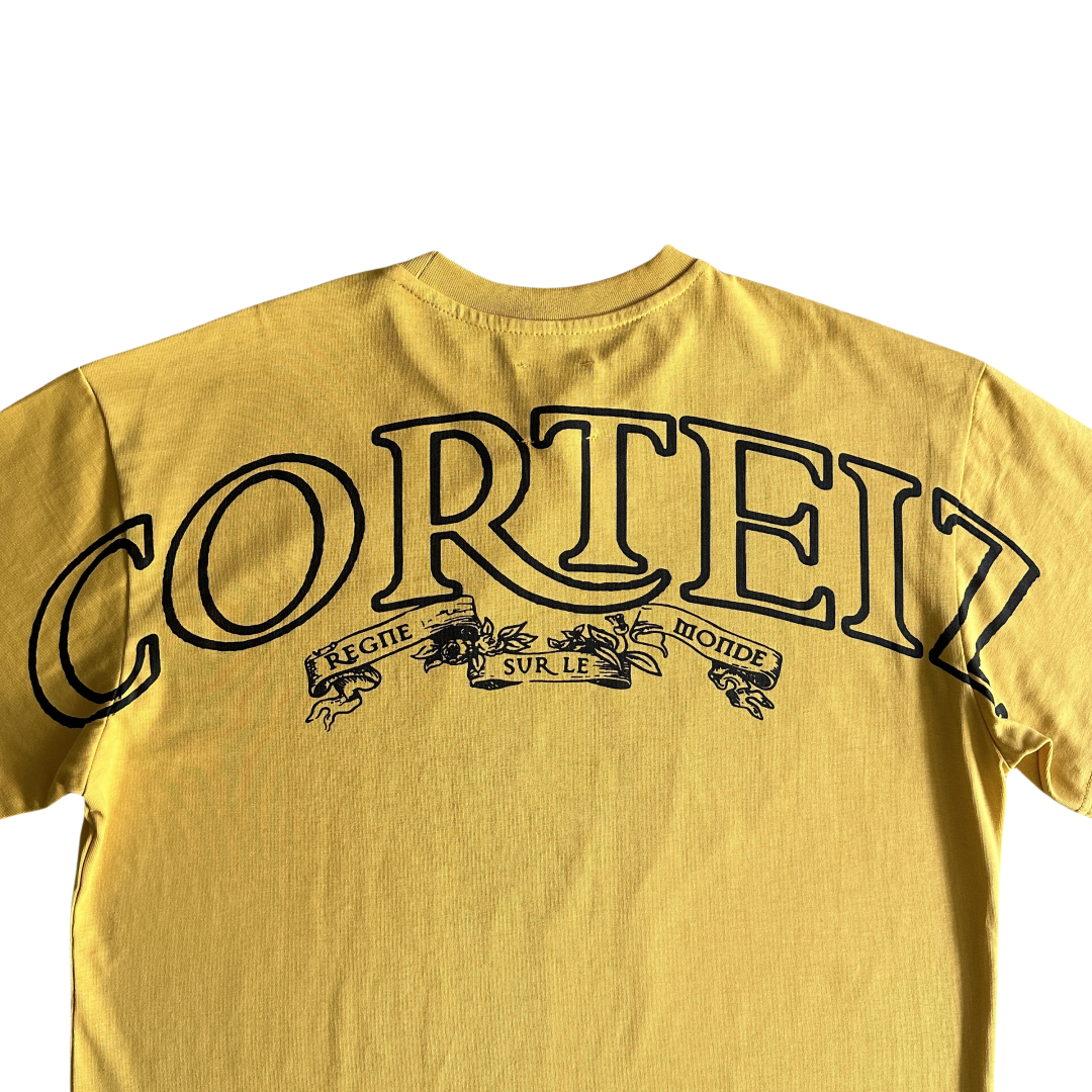 Corteiz Royale Heavyweight Tee RTW Shirts - Yellow（test） - Hipstersbuy