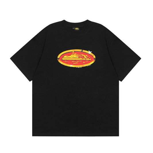 Corteiz Shiny Alcatraz Tee Short sleeve T-shirt - BLACK
