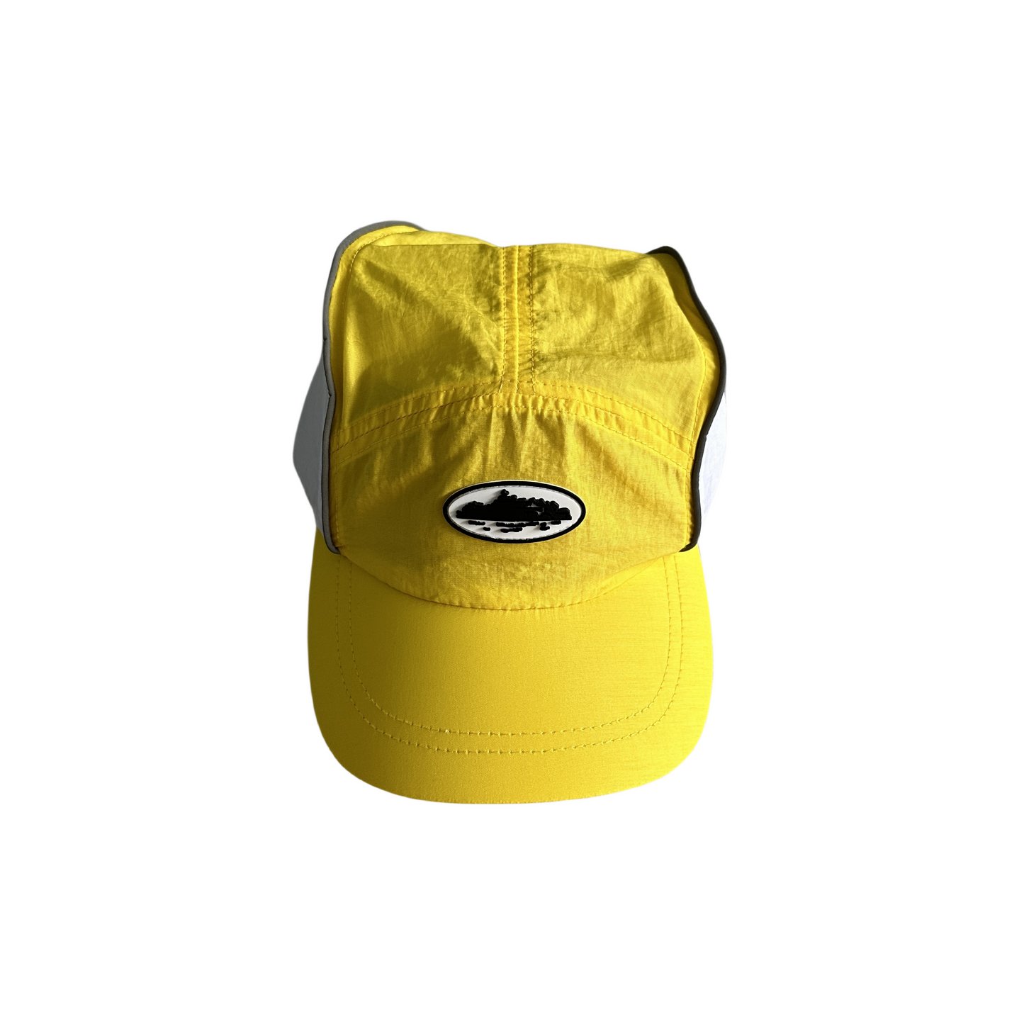 Corteiz Spring Fluorescent Drawstring Hat Cap - YELLOW/WHITE