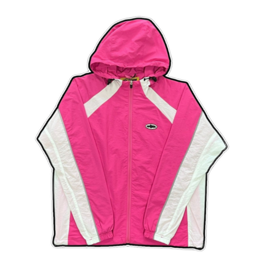 Corteiz Spring Jacket - PINK/WHITE