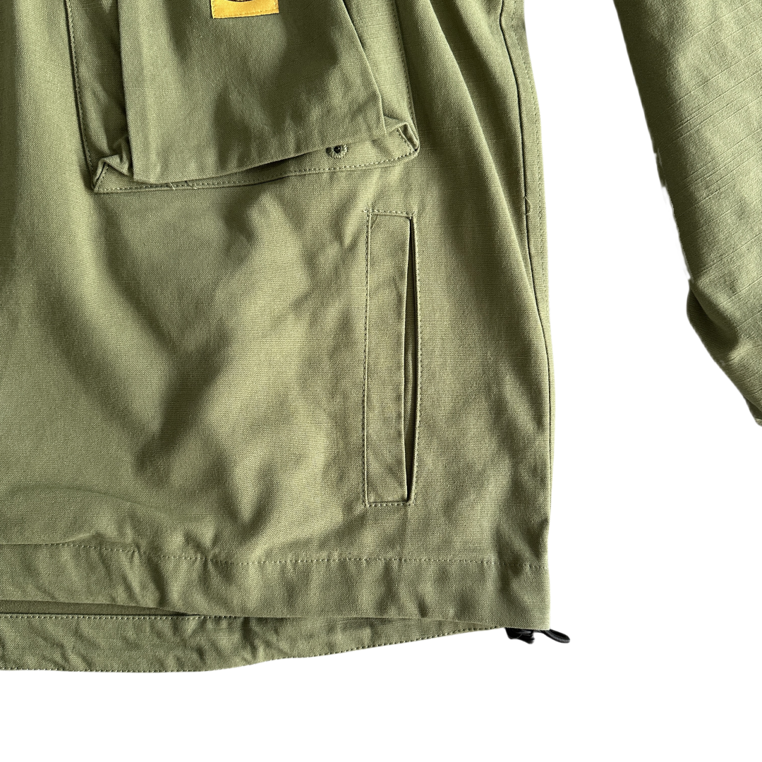 Veste militaire Corteiz Storm Jacket avec poche inclinée - Vert