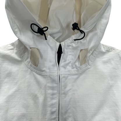 Veste militaire Corteiz Storm Jacket avec poche inclinée - Blanc