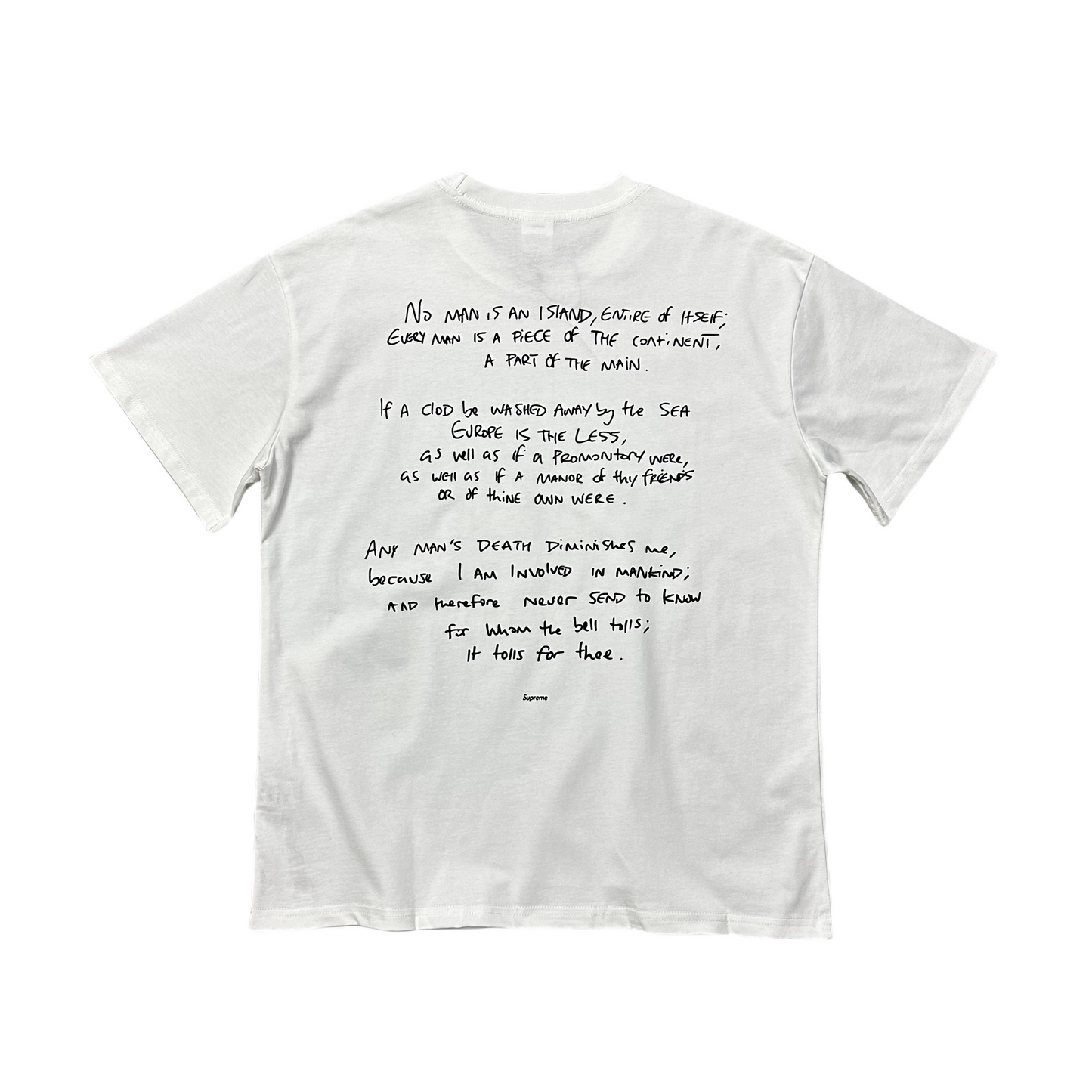 T-shirt à manches courtes Corteiz x Supreme Rules The World Tee - NOIR