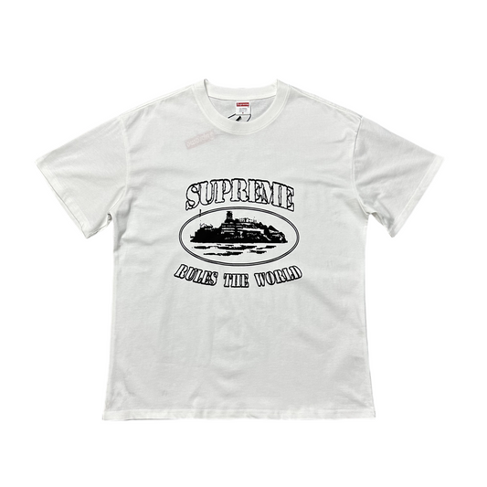 Corteiz x Supreme Tee Short Sleeve T-shirt - WHITE