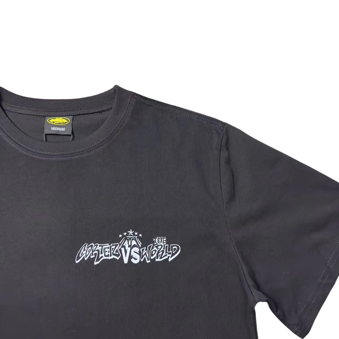 T-shirt Corteiz Marmite T-shirt à manches courtes et col rond - Noir