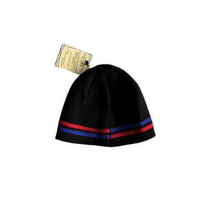 Corteiz VVS Knit Stripe Beanie Knitting Warm Cap Cold Hat - Black