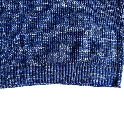 Pull Allstarz Corteiz VVS tricoté en fils mélangés - Bleu