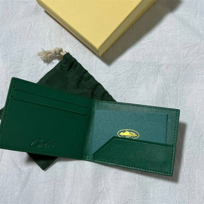 Corteiz VVS Leather Card Holder - Green