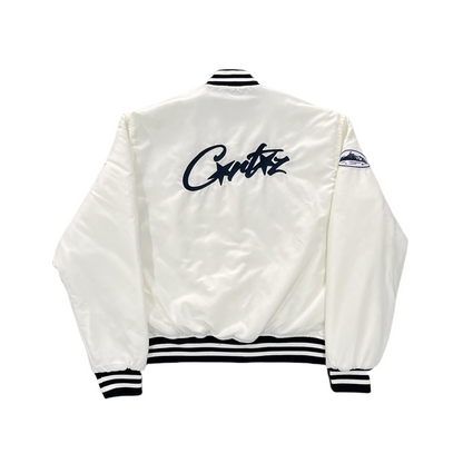 Corteiz Varsity Bomber Stadium Jacket - Blue - Hipstersbuy