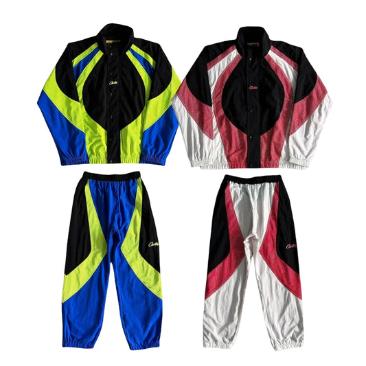 Corteiz Vertigo Shuku Suit Windbreaker Jacket And Pants Set Tracksuit