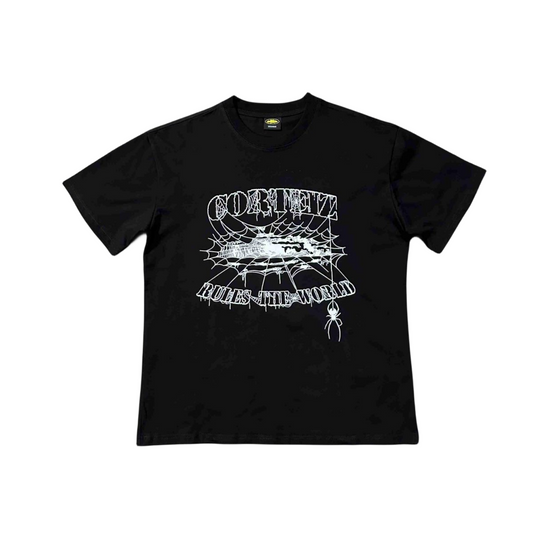 Corteiz Web Alcatraz Tee Short Sleeve T-shirt - Black