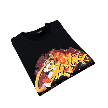 Corteiz Zizou x Materazzi Tee Short Sleeve T-shirt - BLACK