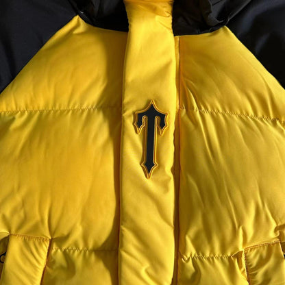 TRAPSTAR IRONGATE ARCH PUFFER JACKET AW23 - YELLOW/BLACK