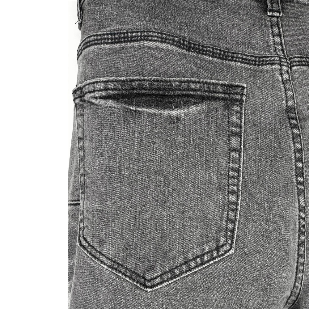 Purple Brand Washed Light Gray Jeans Women's Men's Unisex Streetwear Pants