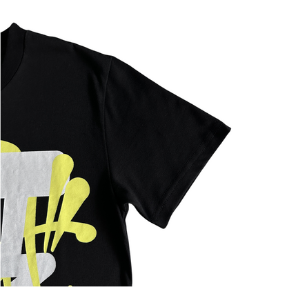 SYNA WORLD X JUDAH Phantom Tee Round Neck Pullover Short Sleeve T-shirt - Black