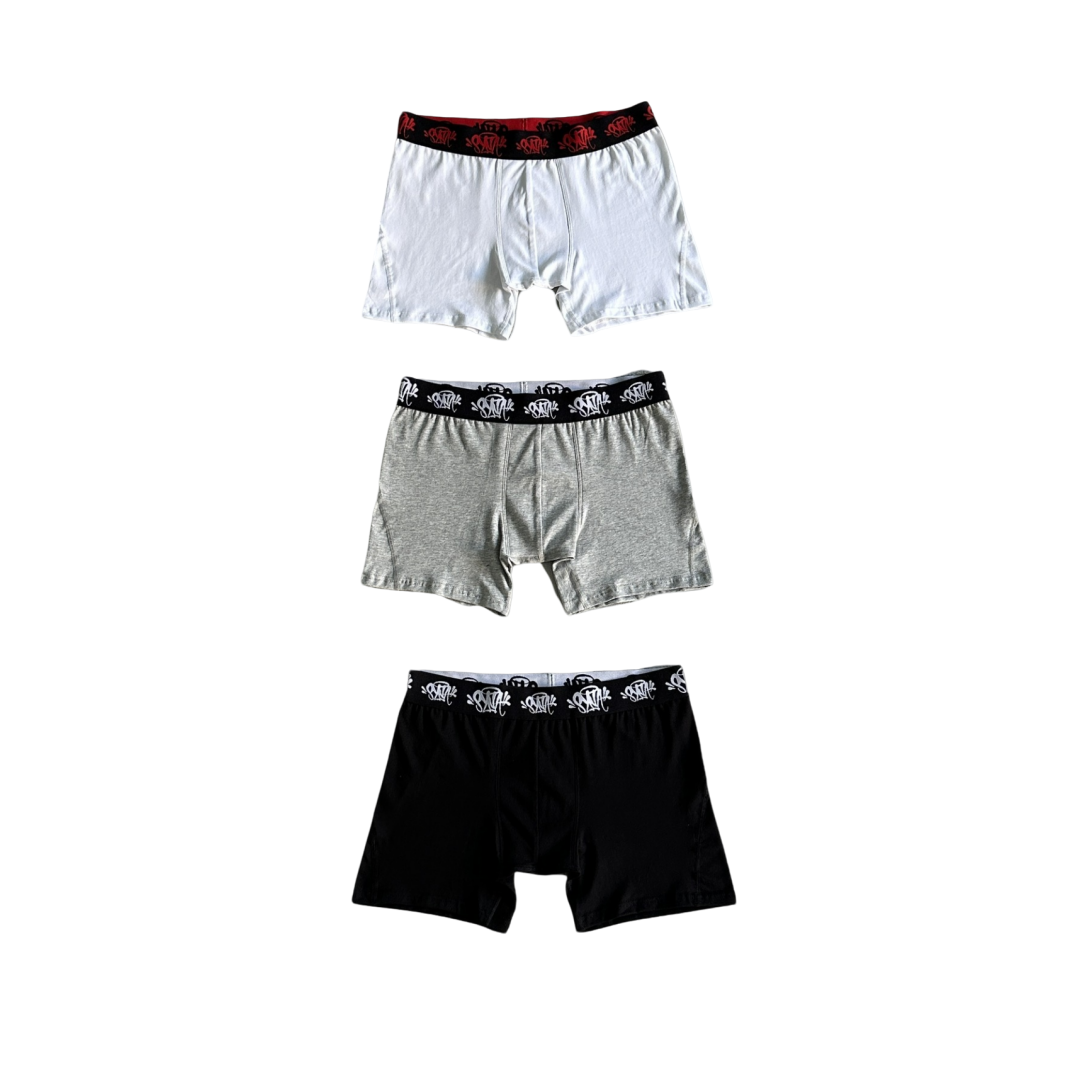 SYNA WORLD Pack de 3 boxers - Calzoncillos mixtos para hombre