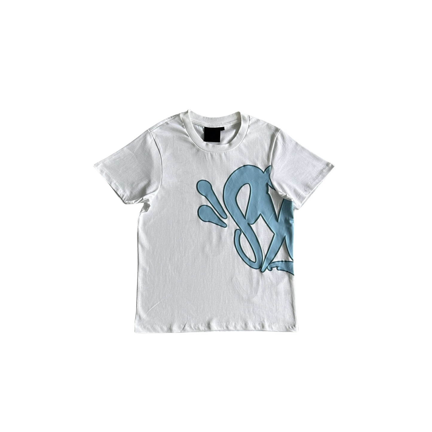 Syna T-Shirt And Shorts Set Synaworld Summer Short Shirt Twin Set - White/Blue