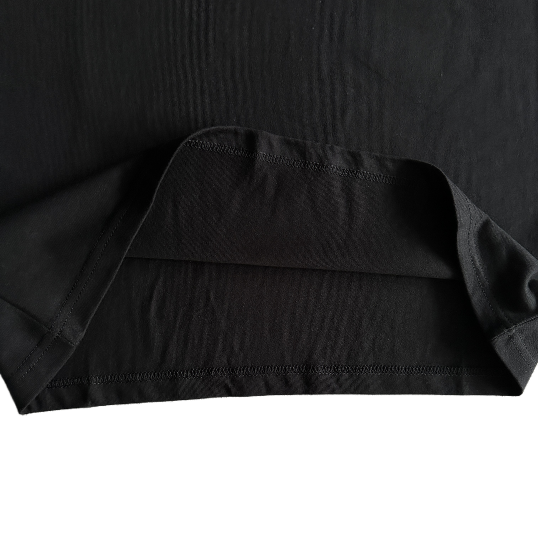 Syna World Devil Tee Round Neck Pullover Short Sleeve T-shirt - Black