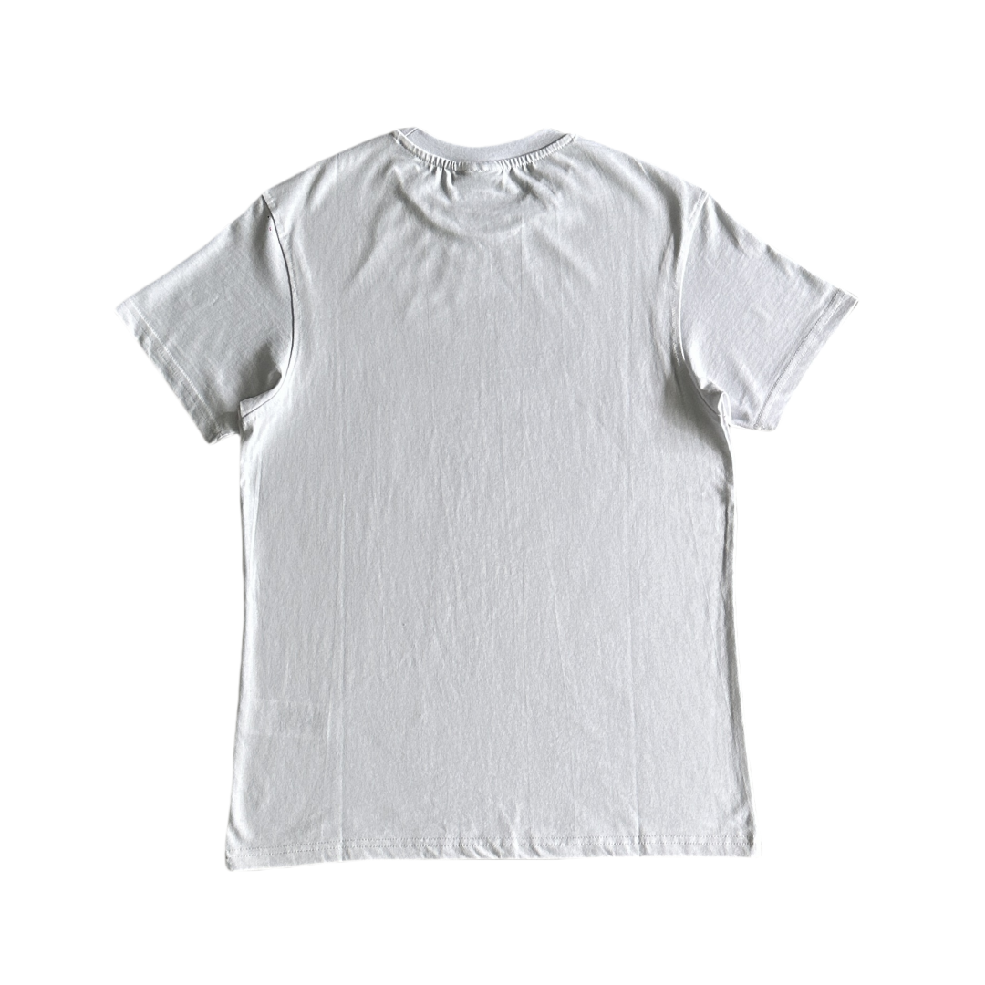 Syna World Grinder Tee Round Neck Pullover Short Sleeve T-shirt - White - Hipstersbuy