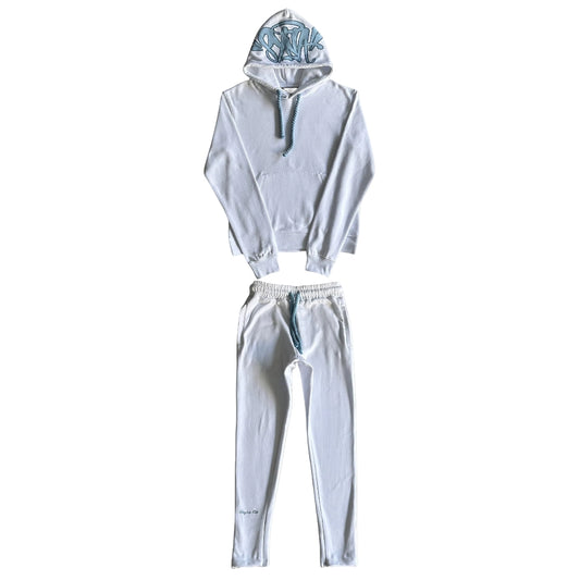 Syna World Sweats à capuche et pantalons Pantalons de survêtement Survêtements - Blanc/Bleu