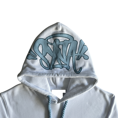 Syna World Hoodies Sweatshirts And Pants Sweatpants Tracksuits - White/Blue