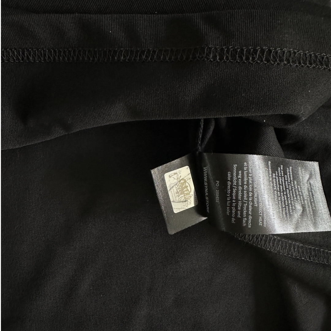 Syna World Kitchen Connosseur Tee Round Neck Pullover Short Sleeve T-shirt - Black