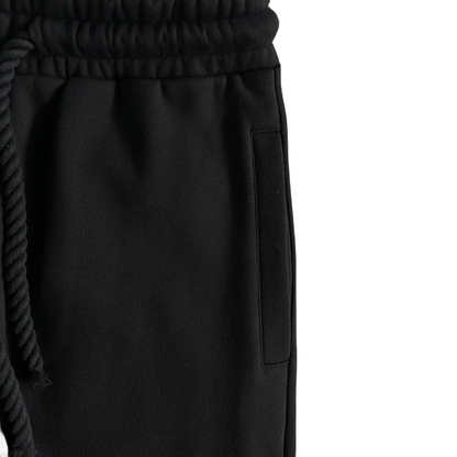 Syna World Sweats à capuche et pantalons pour hommes - Noir/Vert vif